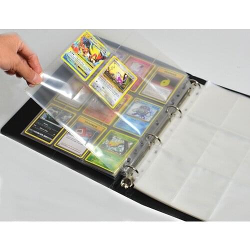 35 Pages/Set 630 Cards Capacity Cards Holder Albums Board Game Cards Page Trading Card Protector For Pokemoon CCG MTG Yugioh