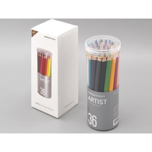 36pcs/lot KACOGREEN ARTIST Wood Color Pencils Set Artist Painting Oil Colored Pencil For Drawing Sketch Art Supplies Gift