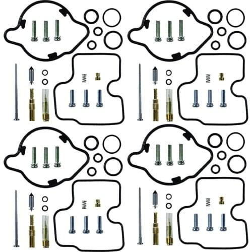 4 Pack of Carburetor Carb Rebuild Kit for Honda Magna 750,VF750C,VF750,VF 1994-2003