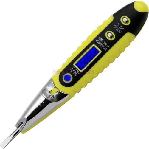 50 PCS AC DC Multifunction Digital Induction Test Pencil Screwdriver Electrical Tester With LED Light Voltage Detector Test Pen