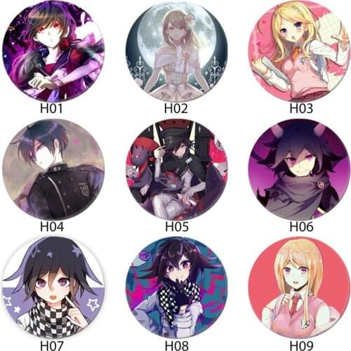Anime Danganronpa Monokuma Naegi Makoto Kirigiri Kyouko Maizono Sayaka Badges Brooch Icons
