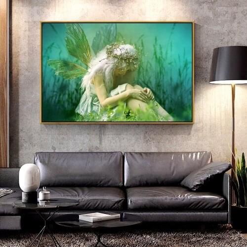 Artcozy Oil Canvas Painting angel girl For Home Decoration Wall Art