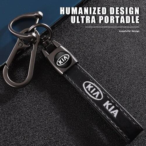 Car Styling Keychain Key Ring Pendant Accessories With Auto LOGO For KIA Sportage Rio Ceed Niro Soul Stonic Picanto Proceed