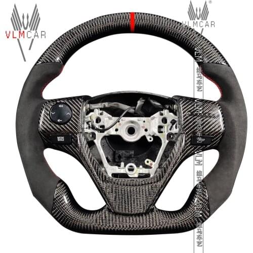 Private custom gloss car carbon fiber steering wheel for TOYOTA Carola