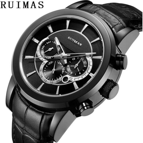 Sport Military Automatic Watch Men Stainless Steel Top Brand Luxury Mechanical Leather Waterproof Clock 2019 Relogio Masculino