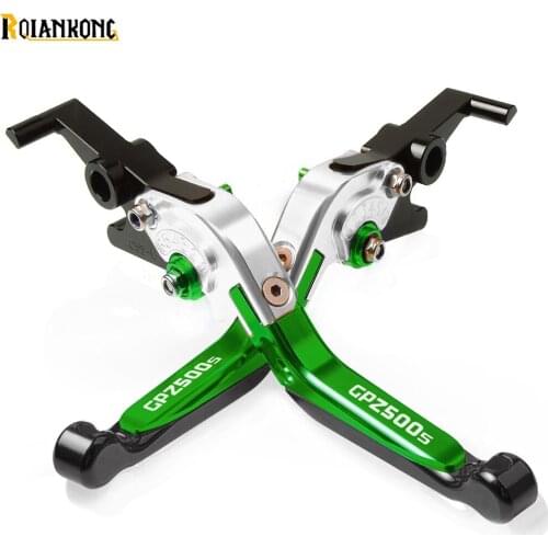 For KAWASAKI GPZ500S GP Z500S 1990 1991 1992 1993 1994 1995-2019 GPZ500S Motorcycle CNC Adjustable Brake Clutch Levers handle