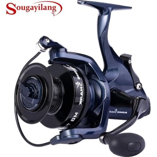 Sougayilang Carp Fishing Reel 13+1BB Spinning Fishing Reel Carp Fishing Tackle Freshwater Saltwater Fishing