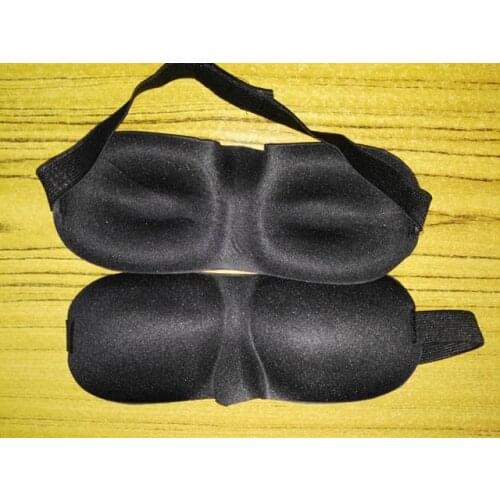 1pcs black 3D Memory Sponge Sleep Mask Travel Sleeping Eye Mask Sleeping Blindfold cache yeux masque de nuit
