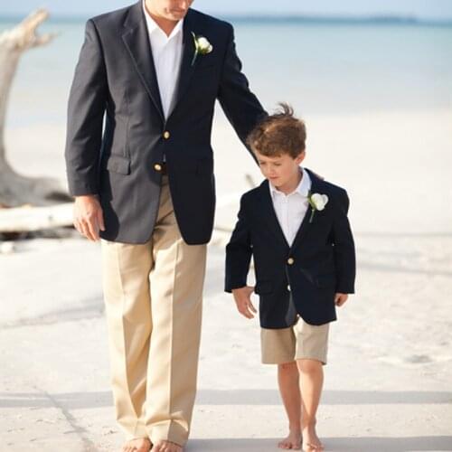 Spring Summer Fashion Handsome Men Black Suits Slim Big Size Wedding Beach Party Groomsmen Wear Men Casual Sets (Jacket + Pants)