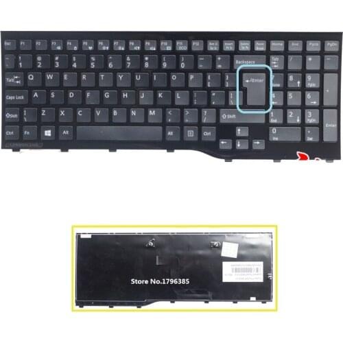 SSEA Brand New laptop Keyboard For Fujitsu Lifebook AH552 CP581751-01 CP611954-01 laptop English Keyboard free shipping