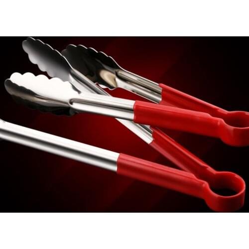 1Pcs Food Grade Silicone food tong Kitchen Tongs utensil Cooking Tong clip Clamp accessories Salad Serving BBQ tools