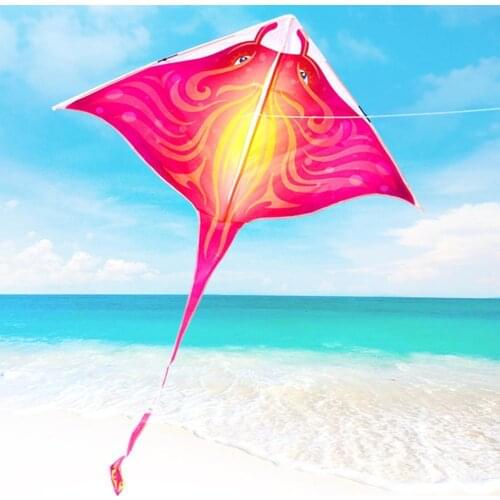 Ray Devil Fish Kite Adult Children Breeze Easy To Fly Kite Line Large Beach For Children Long Outdoor Summer Cartoon Toys T L5B8
