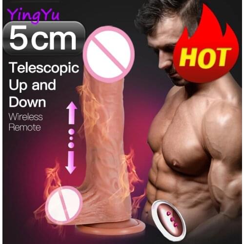 Realistic Dildo Vibrator 10 Speeds Telescopic Swing Vibrating Dildo Female Masturbation Penis Sex Toys For Women Adult Sex Shop