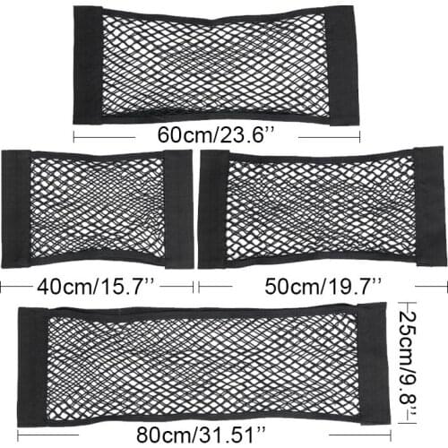 Car Nets Back Rear Trunk Seat Elastic String Net Super Sticker Mesh For Ford Focus 1 2 3 Fiesta Mondeo Ecosport Kuga
