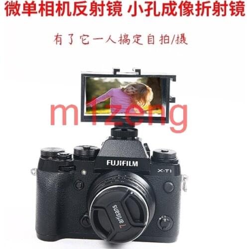 Selfie Flip Screen Periscope hotshoe Bracket For Sony A6000 a6500 a6600 fuji xt2/3/10/20/30 xt4 gx85 nikon z6/7 camera vlog