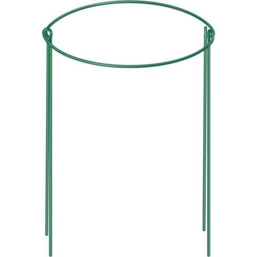 Garden Support Stake, 2-Pack Half Round Metal Garden Plant Supports, Garden Plant Support Ring, Border Support, Plant Support Ri