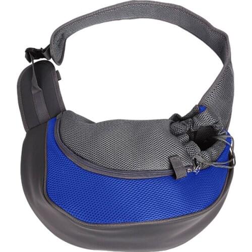 Pet Bag Shoulder Cross Chest Dog Pack Ventilation Portable Fashionable Pet Bag Carrier Mesh uniqe Design Pet Products