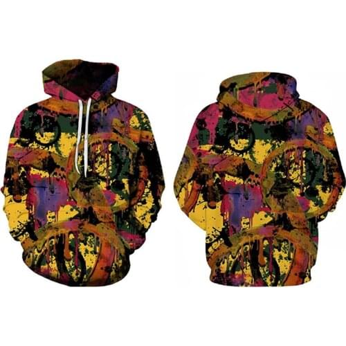 5XL Oversize Men / Womens 3D Printed Hooded Sweatshirts Gothic Style Long Sleeve Casual Hoodies 2021 New Fashion Harajuku Hoody