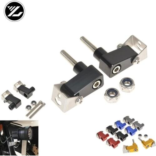 Motorcycle Universal Lower Fork Mount Spotlight Holder Lights Bracket For HONDA CBR600 CB400 900 954 919 CB650F CBR1000 NC700