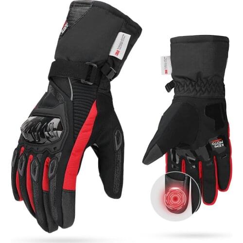 Waterproof Motorcycle Touch Screen Winter Gloves Moto Waterproof Gloves Motorcycle Men Women Cycling Protective Tutelar Glove