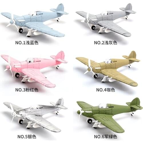 1/48 Aircraft Model BF-109 4D Model World War II Fighter Pirate Spitfire Hurricane Assembled Military Toys