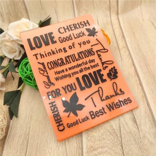 10.6*14.5CM Easter Maple Leaf Plastic Pine Template Craft Card Making Paper Card Album Wedding Decoration Embossing Folders