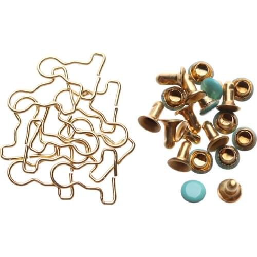 10PCS/Sets Mini Dolls Buckles Gourd Style Doll Clothes Belt Buttons Metal Buckle 1/6 Dolls Trousers Bags Sewing Accessories