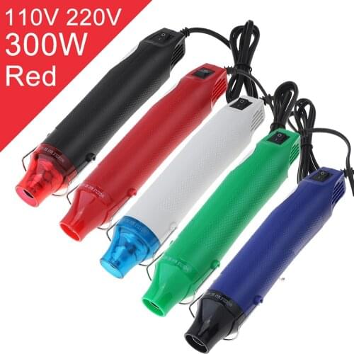 110V / 220V 300W Plastic DIY Using Heat Gun Electric Power Tool Hot Air Temperature Gun Support Shrink EU / US Plug