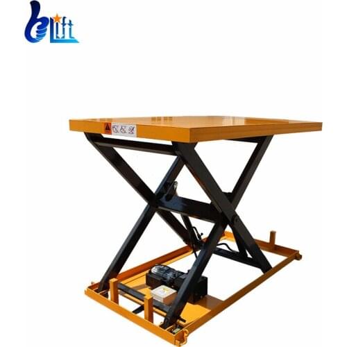 2000Kg 4000Kg Warehouse Jack Lift Tables Stationary Hydraulic Scissor Lifter