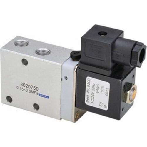 3/2 way Pillar type single electricity 6mm lastus rectum Herion series pneumatic air solenoid valve