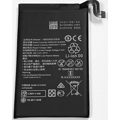 3.85V 4500mAh HB555591EEW For Huawei Mate 30E Pro 5G LIO-AN00m Battery