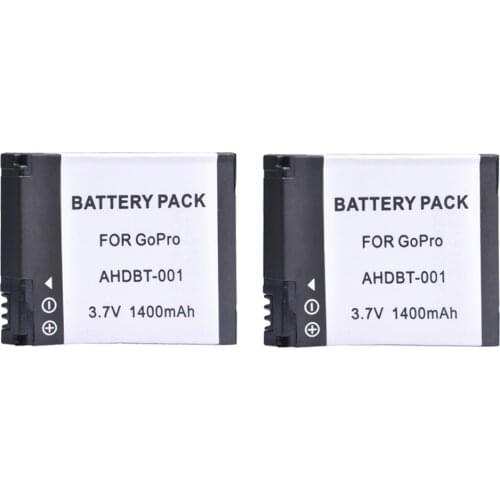 AHDBT-001 High-Capacity AHDBT 001 002 AHDBT-002 Battery for GoPro Go Pro HD Hero 1 2 Hero1 Hero2 Motorsports Surf Outdoor 960