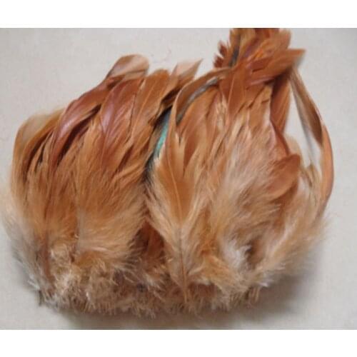 Decoration Accessories! 100Pcs/Lot! Beautiful After Disinfection Ecru Rooster Feathers 4-6Inches 10-15cm Long,Plumas Decorativa