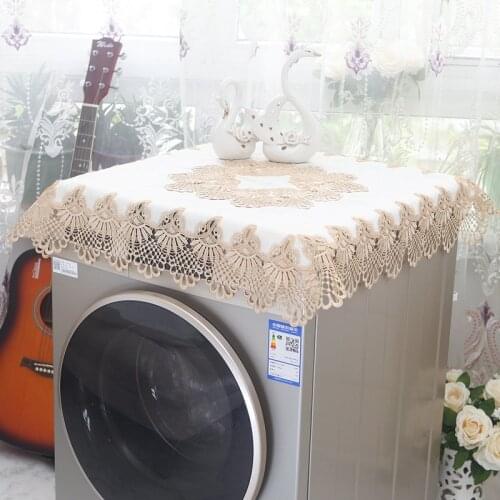 Drum washing machine cover funda lavadora carga frontal mini washing machine dustproof towel table cover cloth tablecloth