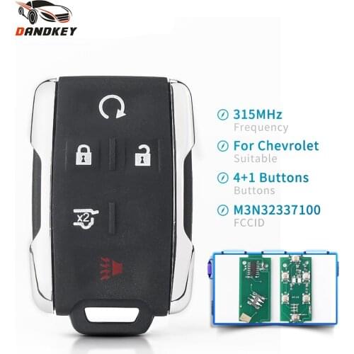 Dandkey M3N32337100 Remote Control Car Key 315Mhz For Chevrolet Silverado Colorado 2014 2015 2016 2017 2018 For GMC Keyless Fob
