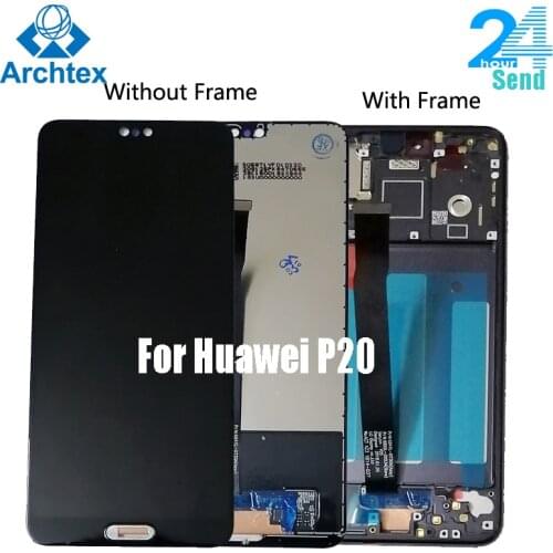 For Huawei P20 LCD Display + Touch Screen Digitizer Assembly For P20 EML L29 L22 L09 AL00 5.8 inch 2240x1080P