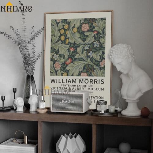 A Collection of William Morris Plants Works 15 Pics Canvas Print Painting Poster Wall Pictures for Living Room Classic Artist