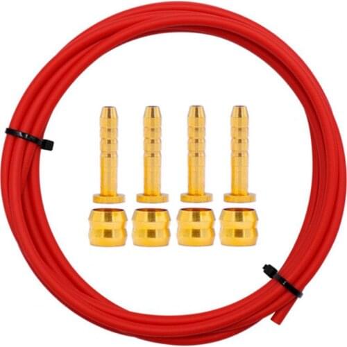 Brake Oil Hose Set High Flexibility Cold Resistant Nylon BH59 BH90 Bicycle Tube Insert Olive Kit for Mountain Bike Accessories