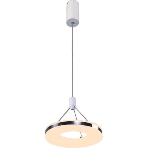Single-layer circular chandelier, acrylic pendant lamp, AC90-265V 20cm sales
