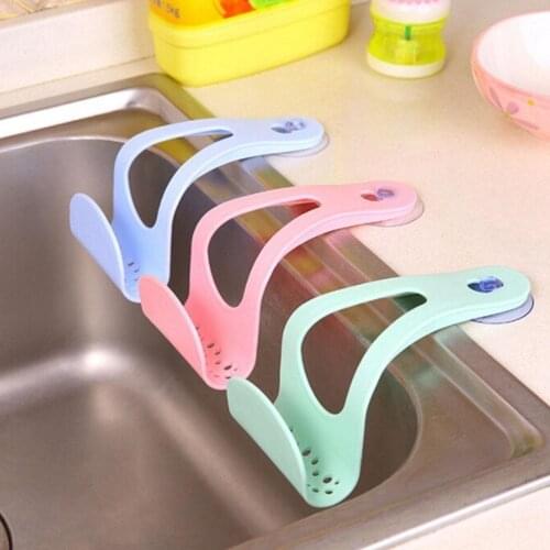 Kitchen Gadget Sink Suction Cup Sponge Holder Soap Drain Storage Rack Organizer Кухонные принадлежности Kitchen Tools