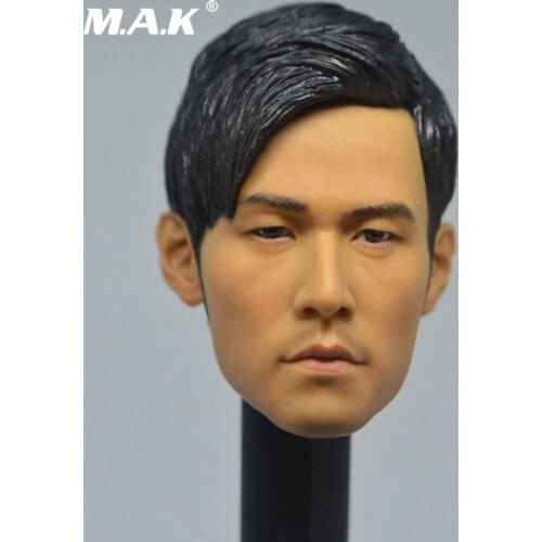 1:6 Scale Male Head Sculpt Asian King Jay Chou Head Carving Model Toys for 1/6 Scale Man Figure Body Accessory