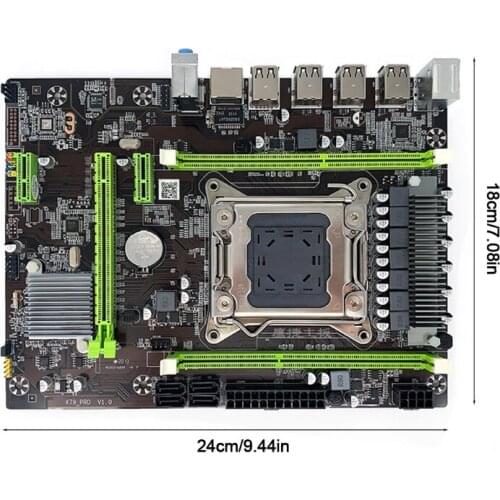 X79 Pro Motherboard LGA 2011 DDR3 Support 32G Memory Supports E5-2650 2680 2640 2670 V1 V2 CPU LGA 2011 Xeon Processor