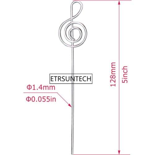 Music Notation Wire Picture Card Memo Note Paper Photo Holders Clips Clay&Cake Clamp Accessories