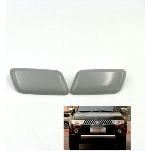 Front Bumper Headlight Washer Jet Nozzle Cover Cap For Mitsubishi Pajero Montero Sport 2008-2014