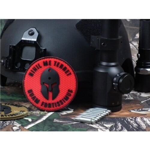 Pvc Sparta patches Sarmor military Patch 3D Military insignia tactical armband patch for cloth