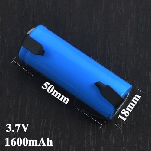 UR18500L Replacement Battery for Braun Pulsonic 9785 shaver razor battery 3.7V 18mm + 50mm