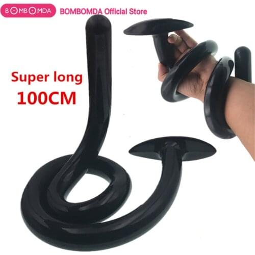 XXL Super long anal dildo butt plug prostate massage anus dilator vagina masturbation adult erotic sex toy for women SM gay anal