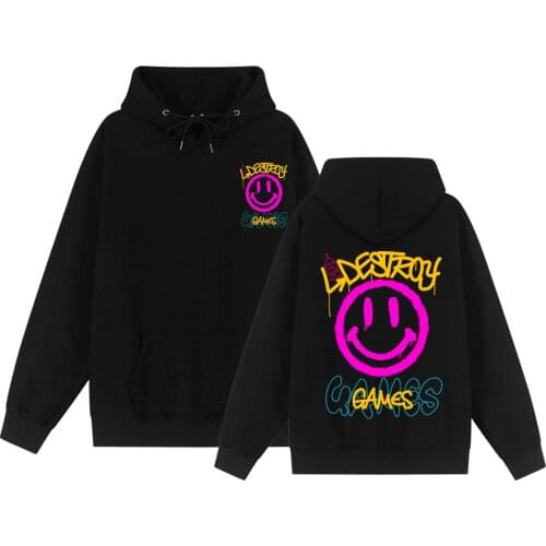 2021Hip Hop Streetwear Mens Harajuku Pullover Hoodie Sanuk Printed Hoodie Pocket Leisure Fleece Pullover Hooded loose Sweatshirt