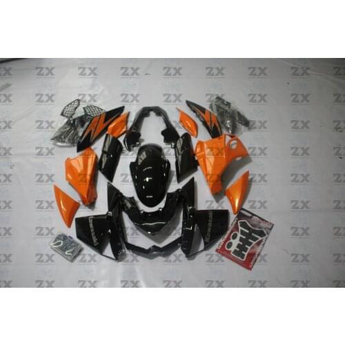 Free custom free Screw Fairing Kits for Kawasaki Z1000 STREET EDITION yellowBlack Fairing for Kawasaki Z1000 10 11 Abs Fairing