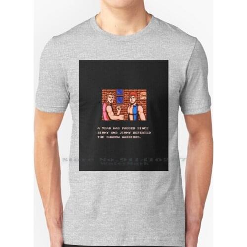 Double Dragon 3 - Bimmy And Jimmy T Shirt 100% Pure Cotton Double Dragon Bimmy And Jimmy Spelling Mistake Angry Video Game Nerd